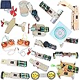 Kit4curious 28+ Science Toys, Machines, Experiments, Games, DIY Kit for Kids - Motor Kit - Electronic Building Construction Educational Learning Toys Gift for Boys Girls 6+ yrs