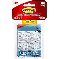 Ganci Adesivi Command Trasparenti - 18 Ganci E 24 Strisce, Senza Forare O Danneggiare - Foto 7