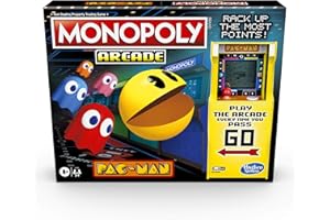 Monopoly Arcade Pac-Man Game; Monopoly Board Game for Children Aged 8 and Up; Includes Banking and Arcade Unit