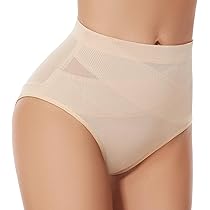 Gotoly 2 stuks shapewear onderbroek buikweg korsetbroek lage taille korsetslip buikcontrole korsetbroek figuurvormend ondergoed shaping body shaper voor vrouwen, zwart/beige., M
