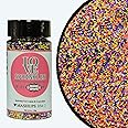 Confect Mix Red, Orange, Midnight Purple, Ghost Black & Ghastly Green Disco Balls Sprinkles | Halloween Sprinkles| Fang-Tastic Feast Sprinkles - 100 gms