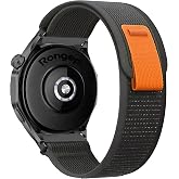 Rongep Huawei ile Uyumlu Travel Loop 22mm Kordon GT6/GT6 Pro/GT5/GT5 Pro/GT4/GT3/GT3 Pro/GT2/GT2 Pro 46mm i&ccedil;in Rahat Kumaşlı 