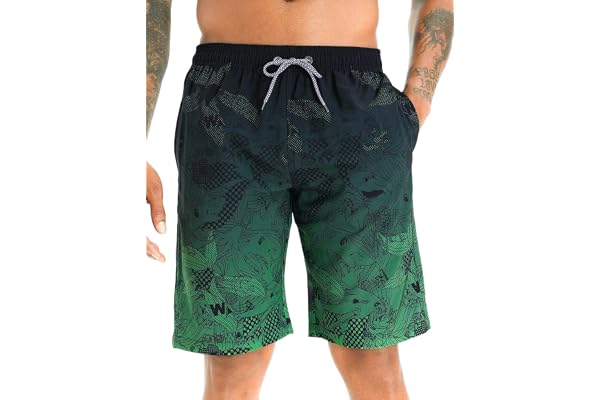 APTRO Maillot Short de Bain Homme Piscine Séchage Rapide Surf l'été Hawaïen Short de Plage Imprimé