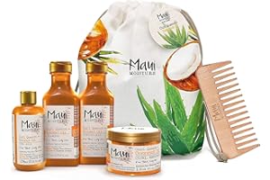Maui Moisture Coconut Curls Satchel Gift set for Curly Hair white