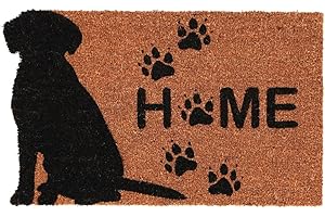 ESSCHERT DESIGN Best for Boots Fußmatte aus Kokosfasern, Motiv Welcome Hund