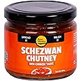 Bun Maska Schezwan Chutney | Dip or Spread Ready To Use | Hot & Spicy Taste (300 Grams)