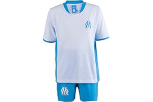 OLYMPIQUE DE MARSEILLE Maillot + Short Om - Collection Officielle Taille Enfant garçon