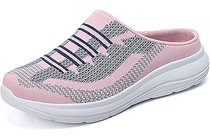 SMajong Sabots et Mules Femmes Pantoufle de Maison Respirantes Clogs de Jardin Antidérapant Chaussons Intérieur Extérieur Taille: 36-42 EU