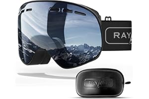 RAYZOR Profesjonalne gogle narciarskie, gogle snowboardowe, OTG, z ochroną UV400 (25 modeli w AD) – przeciwmgielne i nietłukące się okulary przeciwsłoneczne Rayzor do jazdy na nartach, ochrona przed oślepianiem, wentylowane gogle dla mężczyzn, kobiet, chłopców i dziewcząt