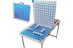 ORIGINAL CUP Official Battle Shots Beer Pong Table | Naval Battle | Premium Quality | Water proof and Scratch Resistant | Party Games | OriginalCup®