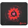 KLIM Mousepad M - Extended surface - Large Gaming Mousepad - Non-slip Rubber Base - High Precision Textured Surface - 320 x 270 x 4 mm - Red