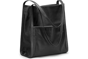 Kattee Skórzana torba na ramię dla kobiet, skórzana torebka i torebki średni rozmiar