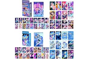 KSOIQPU 2 Pack / 60 Pcs kpop demon hunters Photocards,kpop demon hunters merch,Kpop Karten Fotokarten huntrix kpop Bilder Card Set Geburtstagsgeschenk für Fans