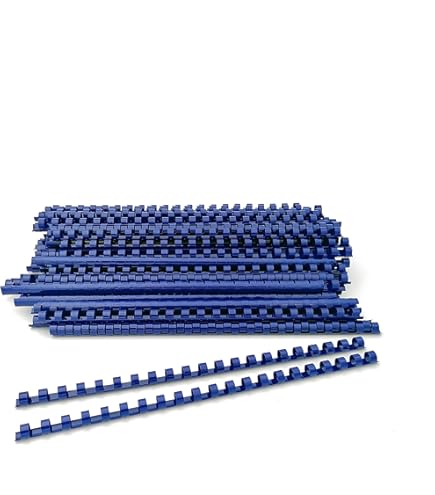 Anelli Per Rilegatura Plastica Albyco - 100 Pezzi, 21 Anelli Ø12mm, Bianco, Capacità 105 Fogli A4 - Foto 8