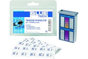 Blue Tech BL590270 Trousse d'Analyse de Piscine + pH Pastille