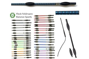 JA Horse Fleck Feldmann Balance Sports Dressurgerte Gerte Reitgerte (110 cm, Petrol-Multi)