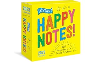 SOURCEBOOKS, INC 2023 Instant Happy Notes Boxed Calendar: 365 Reminders to Smile and Shine! (Inspire Instant Happiness Calendars & Gifts)