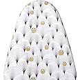 LEEWEITAS Ironing Board Covers 148x55cm, Extra Large Ironing Board Cover with 100% Cotton Top and Thick Padding, Easy Fit and Scorch Resistant (Owl, XX-Large)
