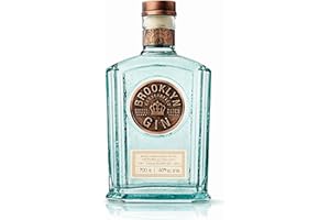 ‎BROOKLYN GIN Brooklyn Gin Small Batch 0,7 l – Premium Geschenk | Handgefertigter American Craft Gin aus New York | 40% vol.