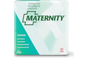 INDASEC Indas Compresas Tocológicas Maternity de Celulosa - Confort y Seguridad Postparto, 25 Unidades Total