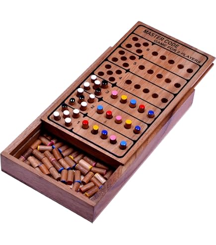 Jeu De Dés '6 Out' En Bois Samena - Boîte Précieuse Pour 2 à 6 Joueurs, à Partir De 6 Ans - 4
