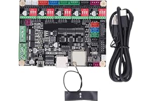 UADME MKS TinyBee Steuerplatine 3D-Drucker, 32-Bit-Silent-Platine, 3D Upgrade 32 Bit Motherboard Silent Mainboard, mit integriertem ESP32-WLAN, unterstützt Marlin2.0-Firmware, 8-MB-Chip