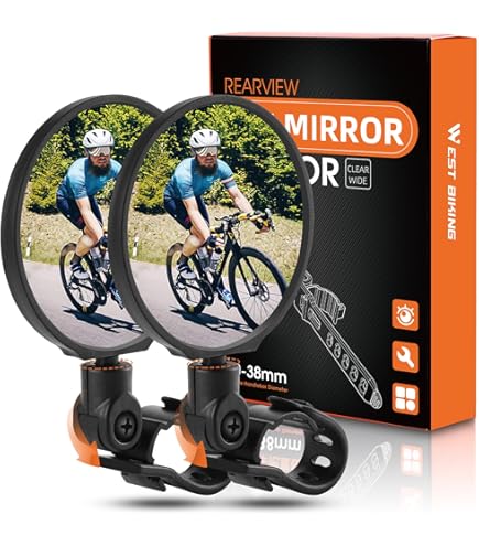 YGVQN Retroviseur Velo,Rétroviseur Trottinette Électrique HD