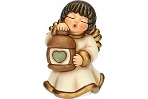 THUN - Angelo custode "Speranza"- cernamica - Collezione Angeli - 4,9 x 5,1 x 7,6 cm