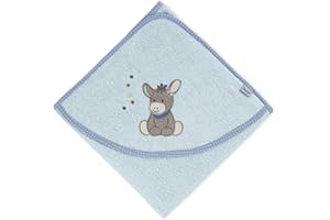 ‎STERNTALER Sterntaler Baby Handtuch Kapuze - Kapuzenhandtuch EMMI - Badeponcho- 100% Baumwolle, schnell trocknend - Badetuch mit Kapuze
