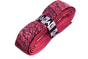 Karakal - PU Super Grip - Self-Adhesive Grip Tape for Badminton, Squash, Tennis, Hockey Stick or Ice Hockey Stick – Pack of 5 or 24 – Assorted Colours, Multi-red/black., Grip 1