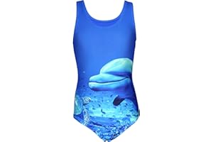 Aquarti Costume da Bagno da Bambina con Stampa