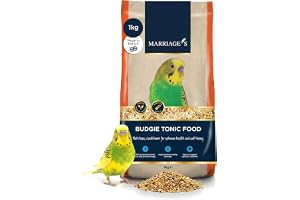 Marriages - Budgie Tonic Food, Budgie Seed and Bird Food with Red Millet, Oats, Nyjer Seed, Wholesome, Packed with Fibre and 