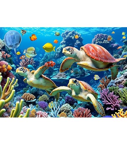 Reofrey 5D Diamond Painting: Tre Gatti Riflessi, Kit Completo 30x40 Cm, Fai Da Te Con Trapano Rotondo - 5