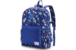 Kasgo Cartable Fille Garçon Primaire, Sacs à Dos Enfants Fille Garçon 6-8 Ans Imperméable Léger 13,2L pour Scolaire Randonnée Voyage Pique-Nique avec Sangle de Poitrine