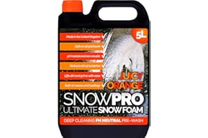 SnowPro Snow Foam Shampoo Car Wash Soap 5L pH Neutral Vehicle Cleaning Detailing Pre Wash Orange Fragrance