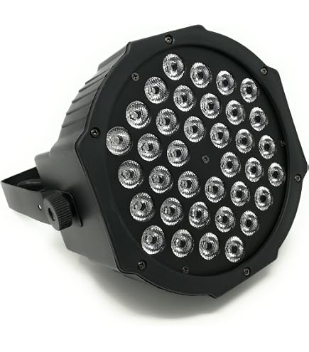 Lampe Disco 4 En 1 Avec Télécommande - 65 Effets Lumineux RGB/UV - Stroboscope - Pour Fête, Karaoké, Noël