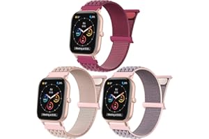 HATOLOVE Pasek sportowy kompatybilny z Amazfit GTS, 20 mm, nylonowy pasek do zegarka Amazfit GTS 2 Mini, GTS 2, GTS 2e, GTS 3, GTS 4, GTS 4 Mini, Amazfit Bip, Bip U, Bip U Pro, Bip 3, Bip 3 Pro, Amazfit GTR 42