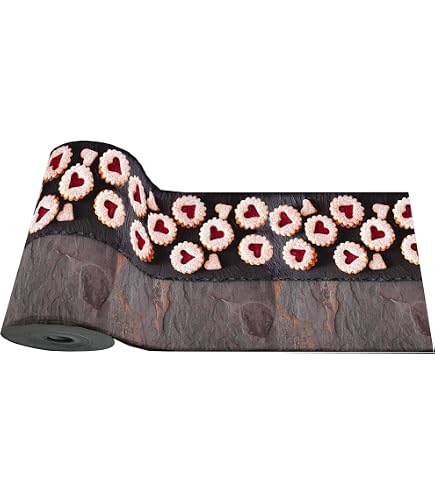 Tappeto Cucina Antiscivolo Lavabile - Stampa Girasoli E Lavanda, 100% Poliestere, Retro In PVC, Tagliabile A Misura (52 X 300 Cm)