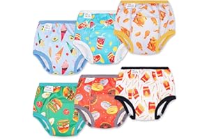 Heekcaa Potty Training Pants for Toddlers,Cotton Baby Training Pants Toilet Training Pants Potty Training Underwear for Boys Girls
