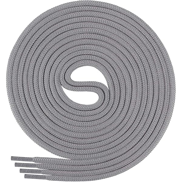 MIJOMA Set 7 paar veters, plat en rond, scheurvast, zwart-wit