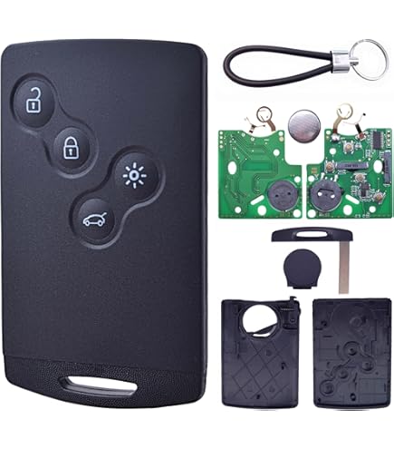 Coque De Clé De Voiture 2 Boutons Pour Renault Trafic Kangoo Master