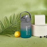 Selka Home - Briella 1000 ML Pipetli Motivasyon Matara (Yeşil - Gri)