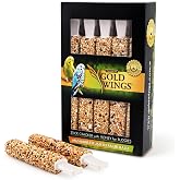 Gold Wings Premium Ballı-Meyveli Muhabbet Kuşu Krakeri, 10'lu Kutu