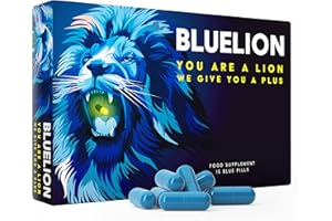 BALANCE NUTRITION BLUELION® - 15 PILULES BLEUES | Supplément pour des Performances Maximales d'Hommes | Force, Ènergie, Endurance| 13 actifs à Action Rapide et Puissants avec, Maca, Taurine, Tribulus Terrestris