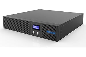 Phasak PH 7521 - Sistema de alimentación ininterrumpida (2160 VA, 1320W, LCD, Onda Sinusoidal Pura)