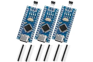 3 st nanokontakter till typ C CH340 Controller Board 5 V/16 MHz nanokort kompatibel med Arduino IDE
