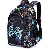 Amythe Children's School Backpack &ndash; Luminous Night for 15.6 inch Laptop | School Backpack Boys 9-16 Years, Ergonomic, Waterpr