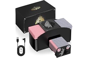 HJCMikee Découvrez le mélangeur de cartes électrique ultime – votre partenaire fiable pour des cartes parfaitement mélangées en Rommé, Poker et plus encore ! Qualité professionnelle et plaisir de jeu