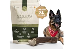 Tony & Lolas Asta de Ciervo para Perro - Mordedor Perro - Huesos para Perros Grandes - Juguete Resistente, Natural y Premium - Talla XL - Razas Grandes (25-40 kg) - 1Unidad