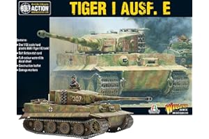 Warlord Games Tiger I Ausf. E – 1:56/28 mm – Modèle de réservoir en plastique de l'armée allemande à l'échelle 1/56/28 mm pour figurines très détaillées de la Seconde Guerre mondiale